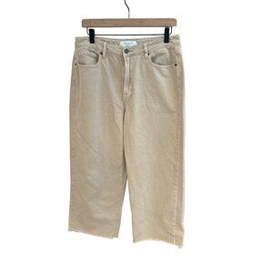 Hidden Los Angeles Women's Beige Cropped Jeans Size 29  Cotton